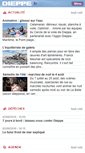 Mobile Screenshot of mobile.dieppe.fr